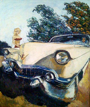 James Michalopoulos - Bullets for Bill 48 x 36 in. $14,000