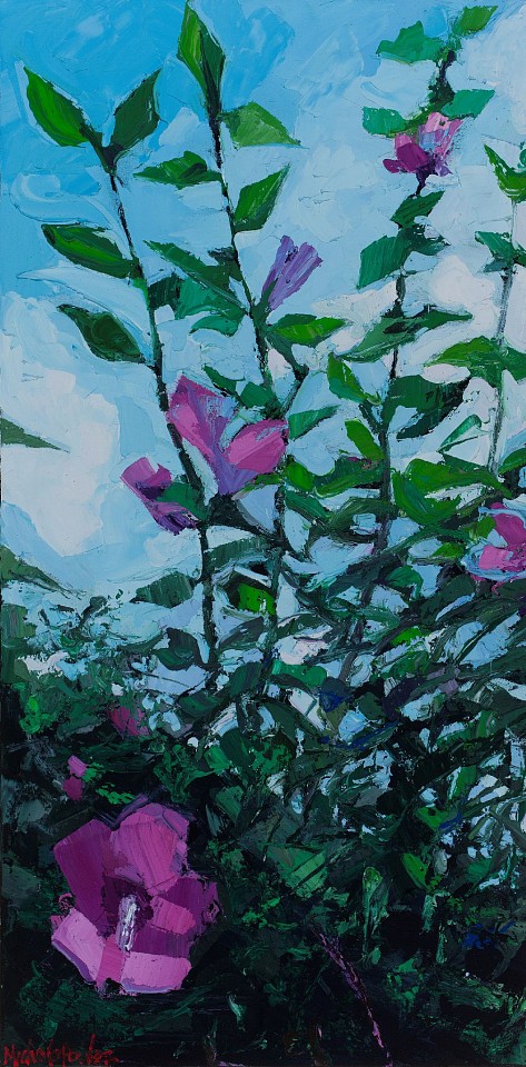 James Michalopoulos, Flora Fab
Oil on Canvas, 48 x 24 in.
$10,500