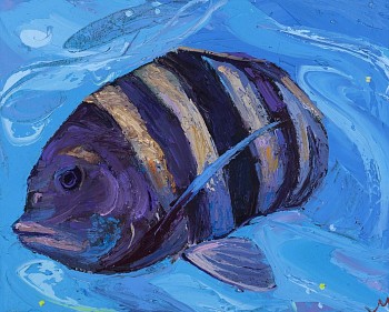 Animals: Making Waves 16 x 20 in. $5,500