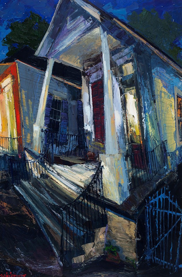 James Michalopoulos, Posture of the Porch
Oil on Canvas, 72 x 48 in.
$35,000