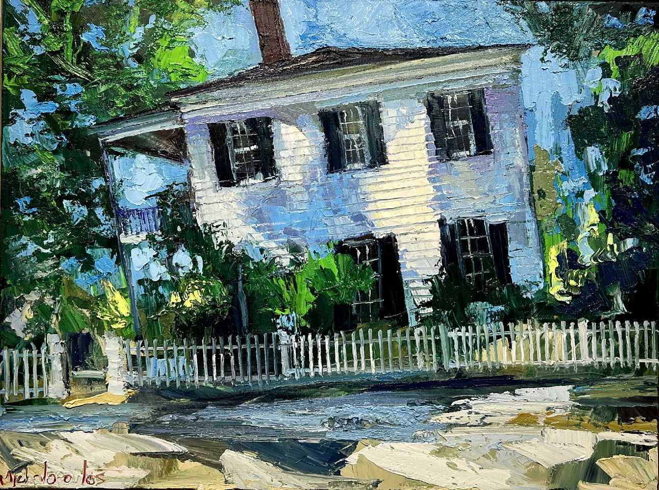 James Michalopoulos, Siding with the Neighbor
Oil on Canvas, 30 x 40 in.
$12,370