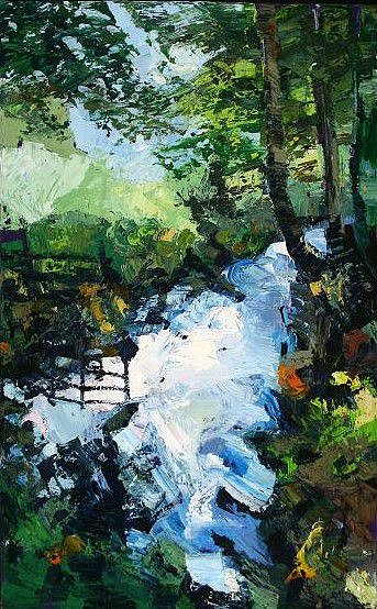 James Michalopoulos, Dream Stream
Oil on Canvas, 63 x 39 in.
$25,000