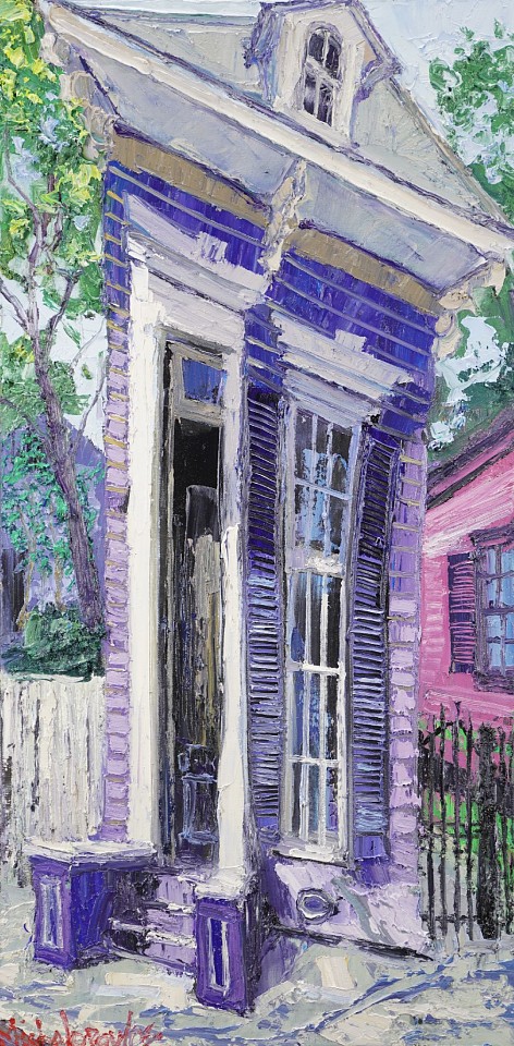 James Michalopoulos, Purple Scurrely
Oil on Canvas, 36 x 18 in.
$13,963