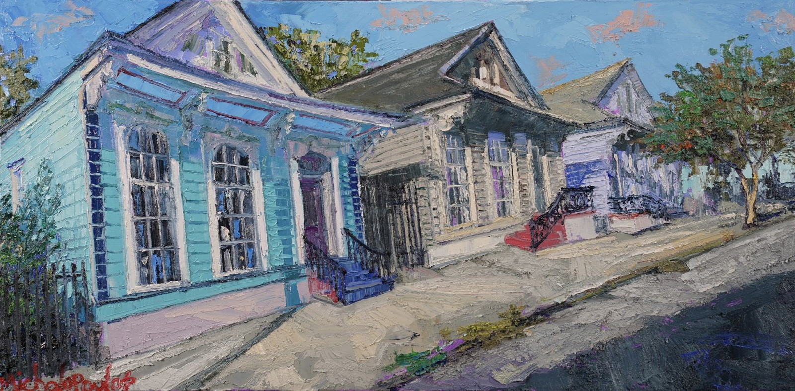 James Michalopoulos, Some Sunlit Stroll
Oil on Canvas, 24 x 48 in.
$13,933.33
