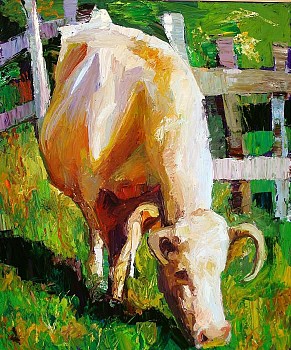 Animals: Holy Cow 47 x 39 in. $14,000