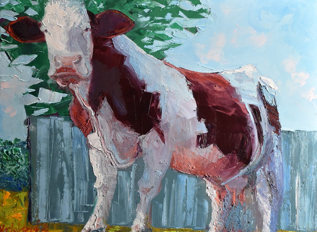 James Michalopoulos, Full A Bull
Oil on Canvas, 30 x 40 in.
$11,900