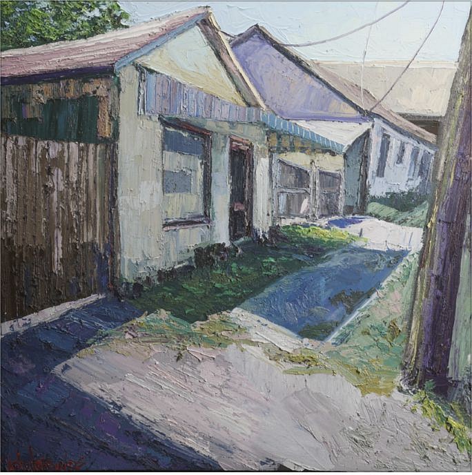 James Michalopoulos, Shackin up
Oil on Canvas, 40 x 40 in.
$17,975