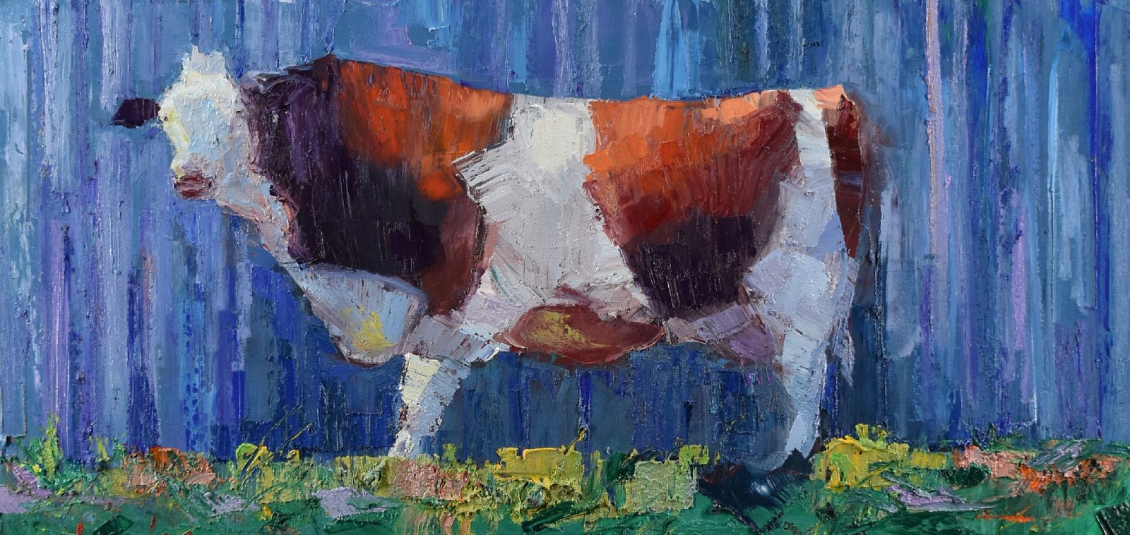 James Michalopoulos, SF 1/2 Side of Beef
Oil on Canvas, 18 x 36 in.
$8,318