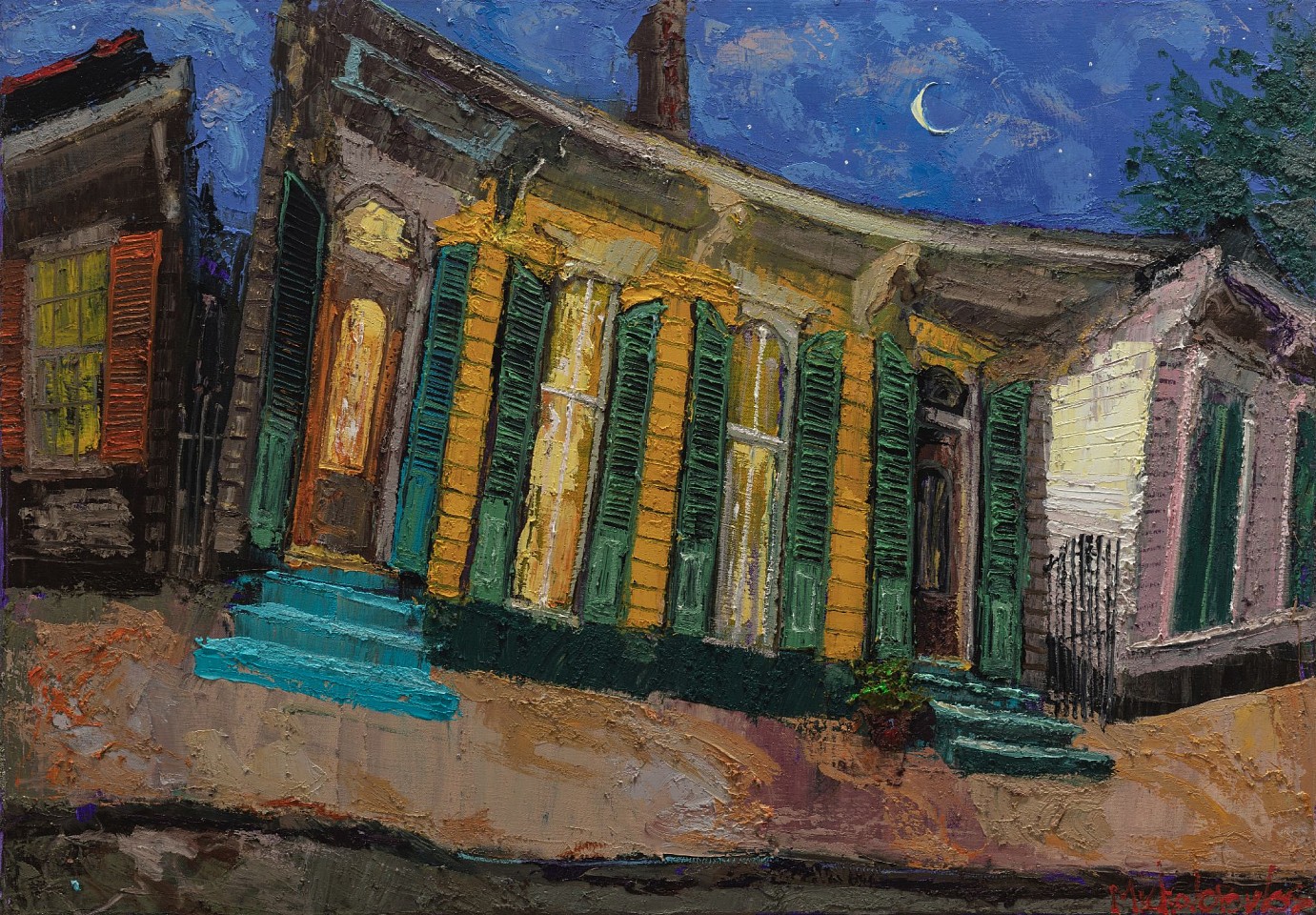 James Michalopoulos, Charming on Chartres
Oil on Canvas, 29 x 39 in.
$18,122