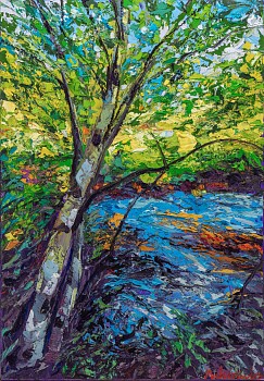 Landscapes: Casca Dia 46 x 32 in. $14,200