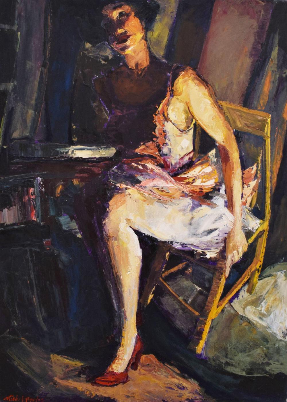 ballerina just before the kick