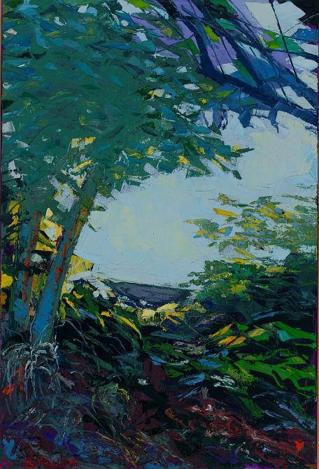 Study for Gazing the Tranquil Blue Yander