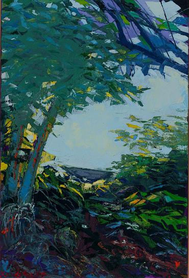 Study for Gazing the Tranquil Blue Yander